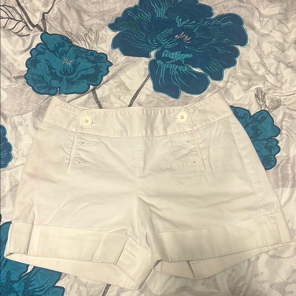 Women's White Shorts